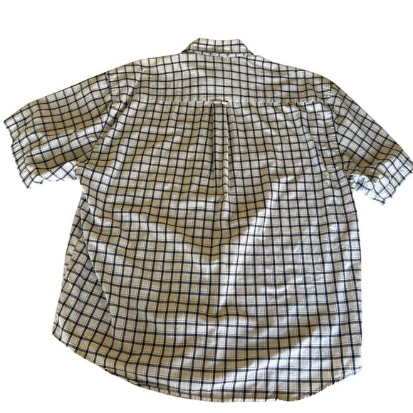 Eddie Bauer Men’s Size XL plaid short sleeve button up shirt - Picture 2 of 3
